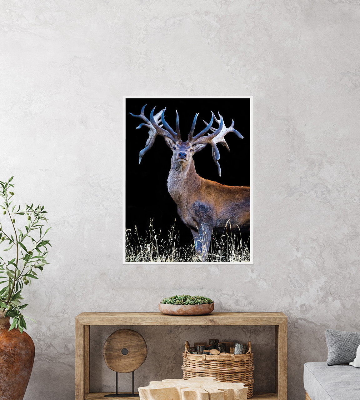 New Zealand Red Stag wall print 